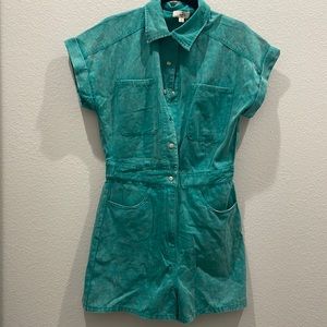 Green Summer Romper